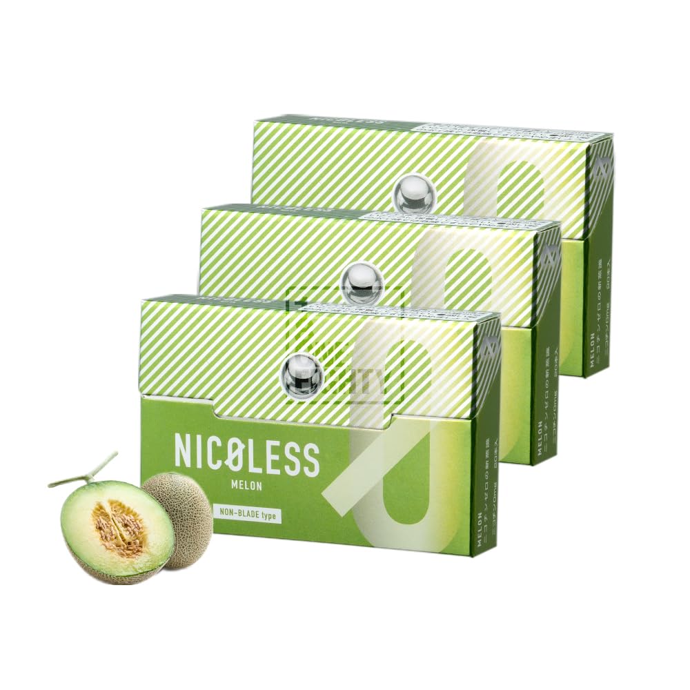 Amazon.co.jp: NICOLESS 誘導加熱式 メロン 3箱セット ニコチンゼロ