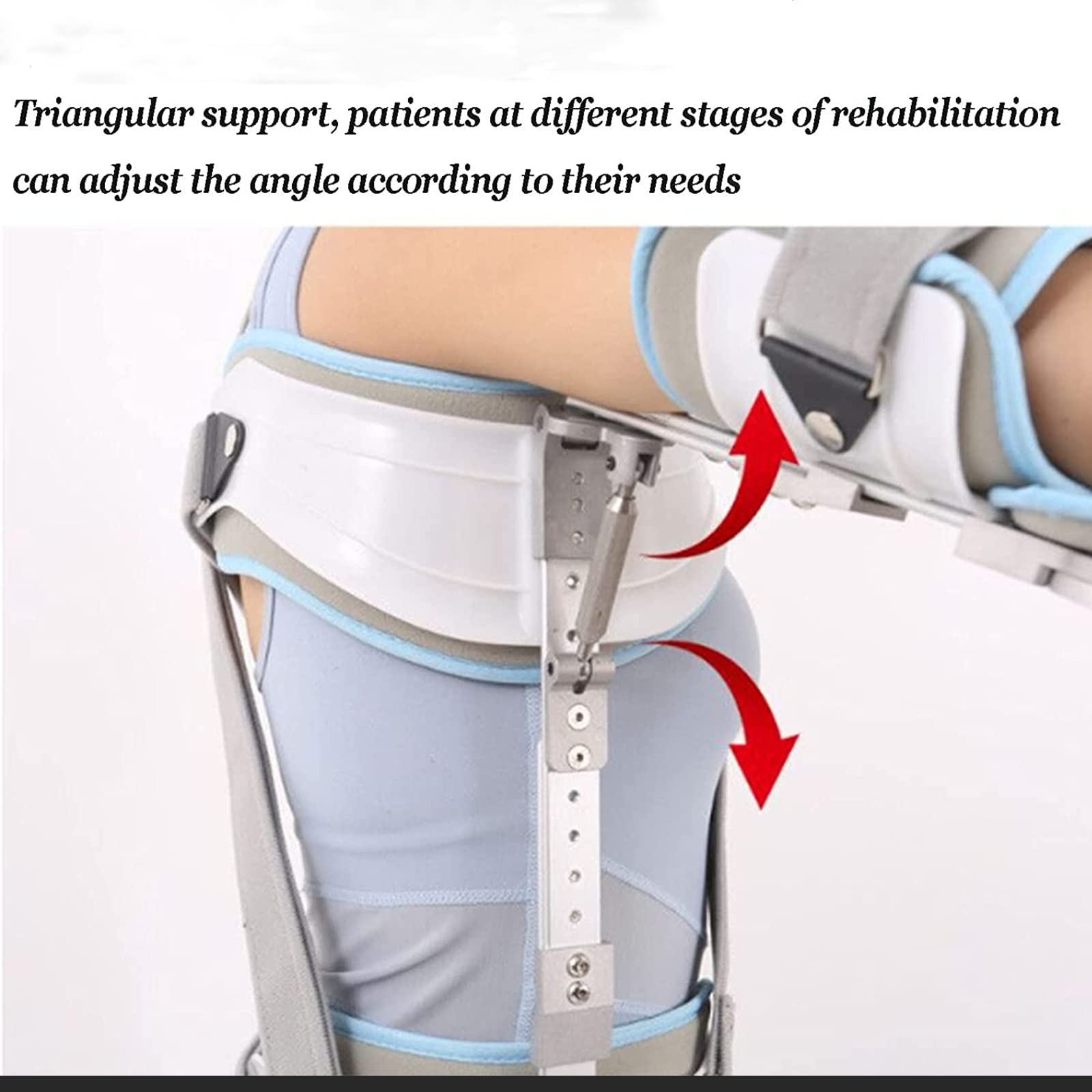 Órtesis de abducción de Hombro Ajustable para Adultos, Soporte Fijo de abducción de Hombro, Soporte de fijación de Fractura humeral, para Fractura y dislocación de la articulación del Hombro
