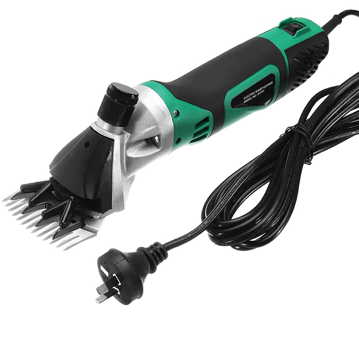 500W Esquiladora Eléctrica Profesional ara Oveja,esquiladora Para Ovejas Eficiente con 6 Velocidades, Para Afeitar Lana de Piel en Ovejas, Cabras, Ganado, Ganado de Granja, Mascotas,13straightteeth