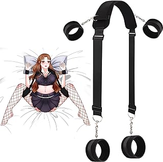 Bed Bondage Restraints Kit for Couples Sex Wrist and Ankle Straps Adult Play Adjustable Bed Bondaged Rope Cord & Rope Leg Spreader Bar for Bedroom Soft Handcuff Toys Women Bondaged Kit Sweatshirt