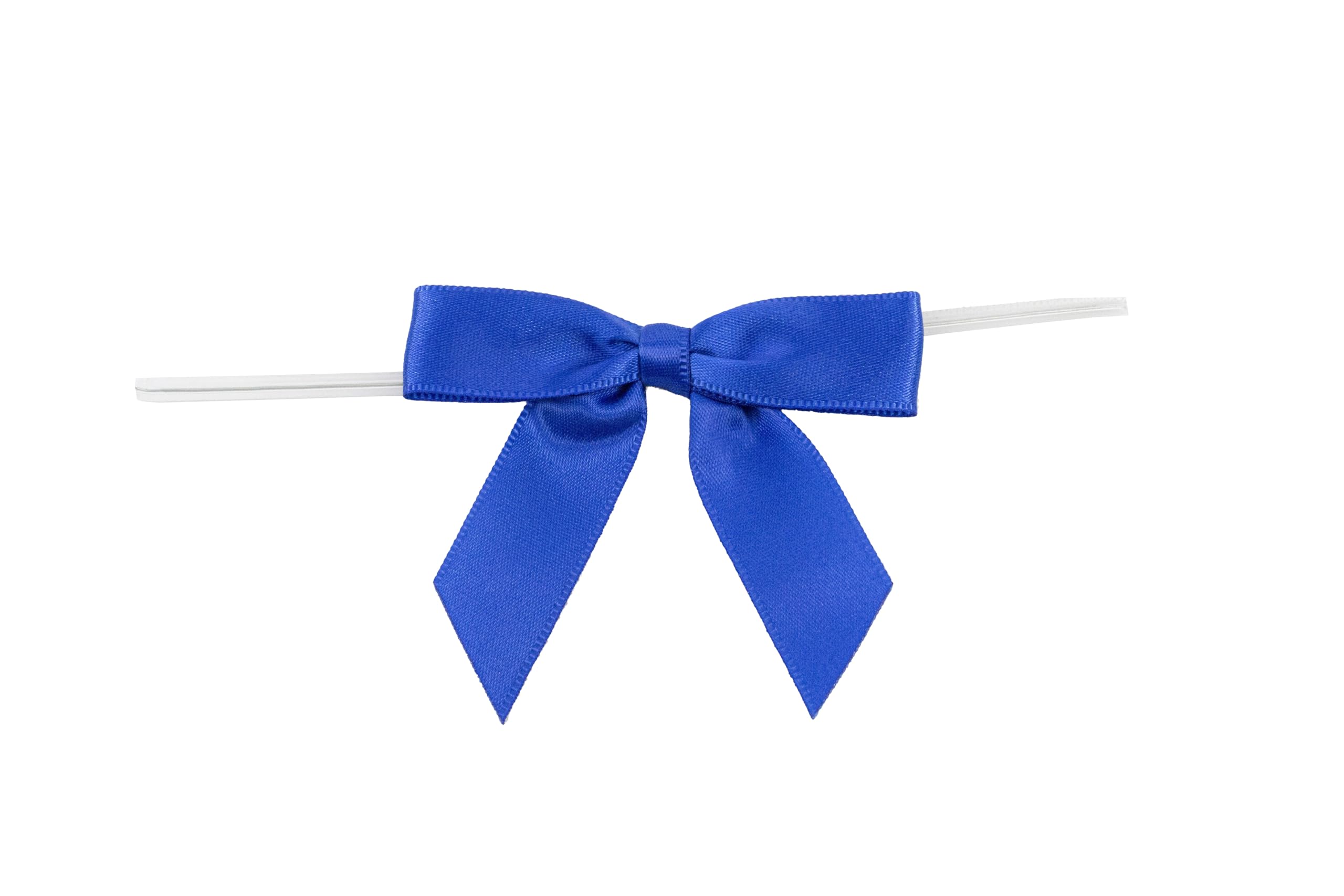 Nœuds torsadés bleu roi de 6,3 cm Reliant Ribbon pour sachet de biscuit et cadeau