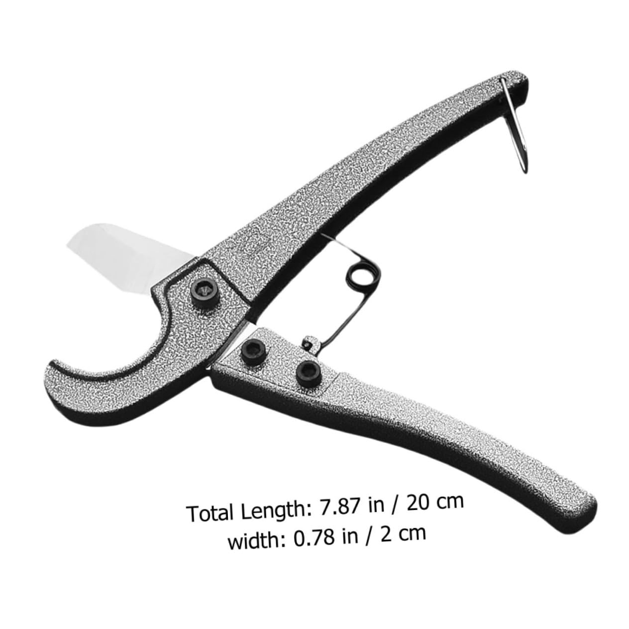Housoutil Ergonomic Handle Ratchet Tubing Hose Plastic Cutter Scissor Fast Cutting Tool Pp Pe Rubber Stainless Steel