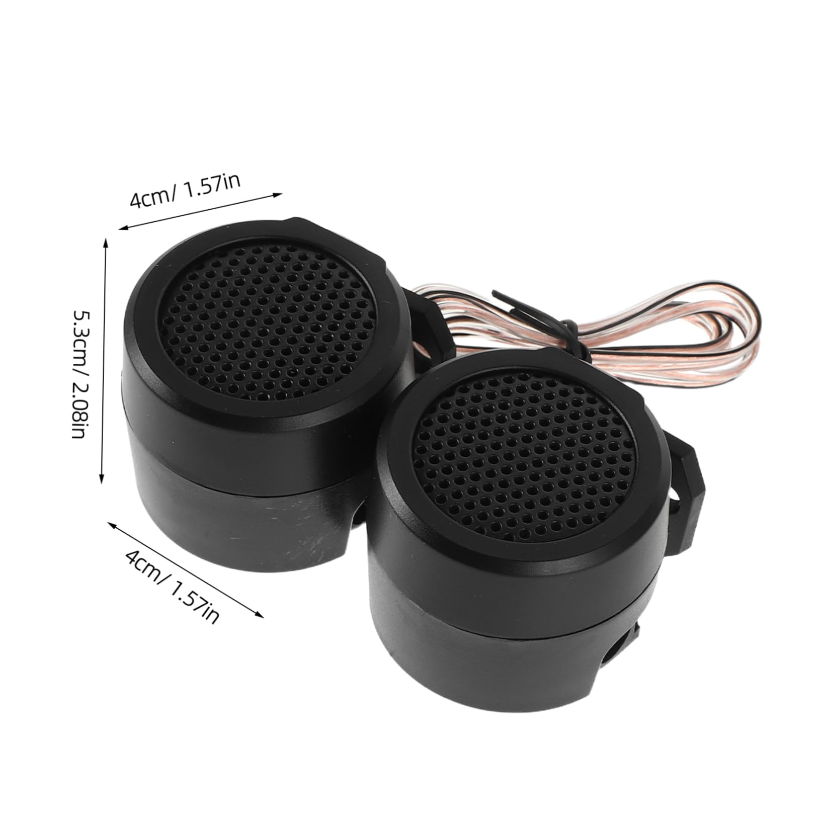Unomor 1 Pair High Efficiency Car Stereo Tweeter Speakers Compact High Frequency Audio for Cars and Trucks Easy Installation Durable Design for Enhanced Stereo Sound Quality