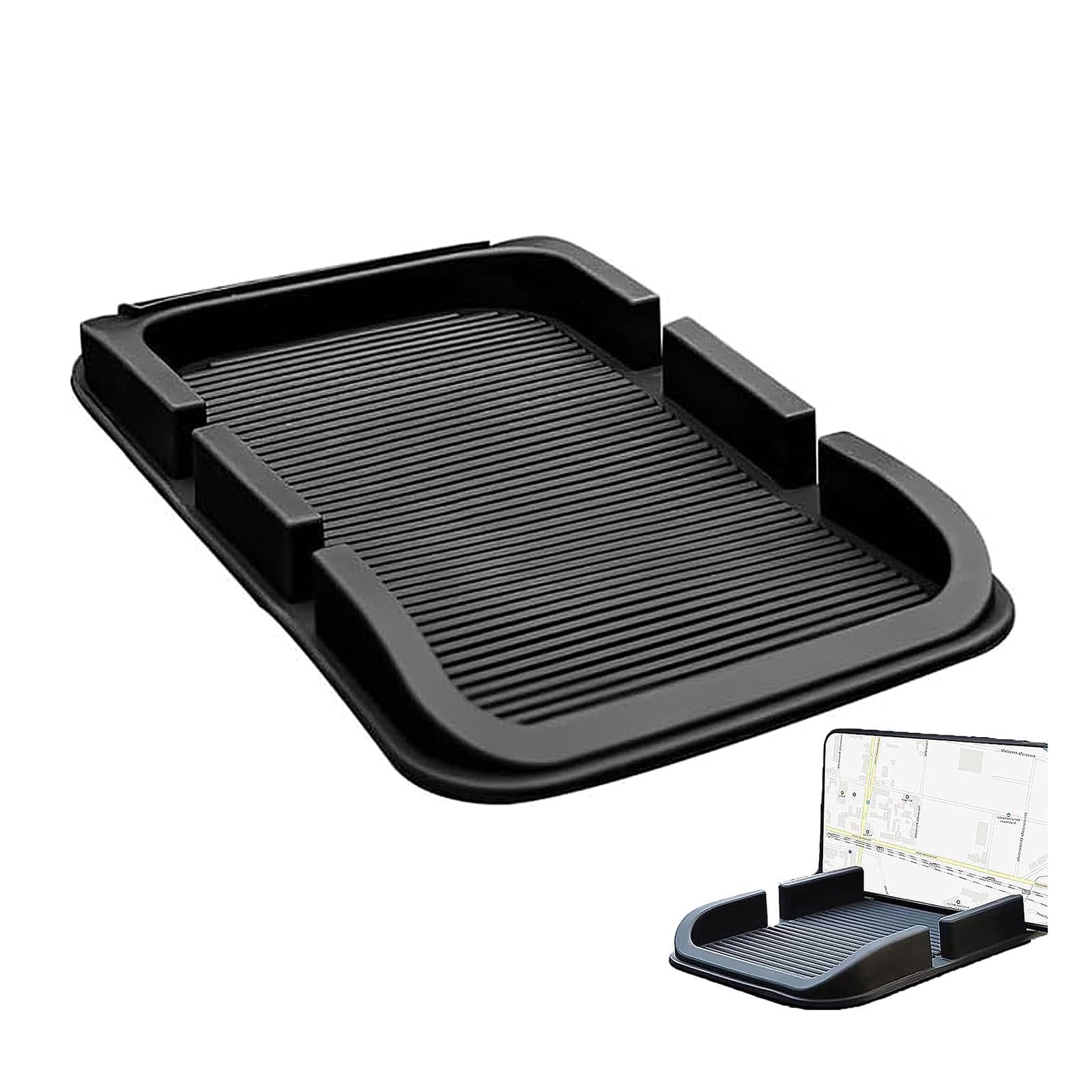QYETRGF Car Dashboard Mat, for Benz Vito W638, W639 (1996-2014) Dashboard Phone Holder Anti Slip Pad Washable Silicone Dash Storage Tray Key Coin Holder