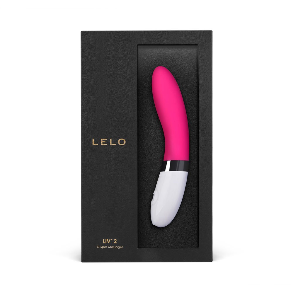 LELO LIV 2 Vibrador de Tamaño Medio para Mujer, Un excelente Juguete Sexual que se adapta con comodidad, Olvídate de los consoladores tradicionales, Cerise