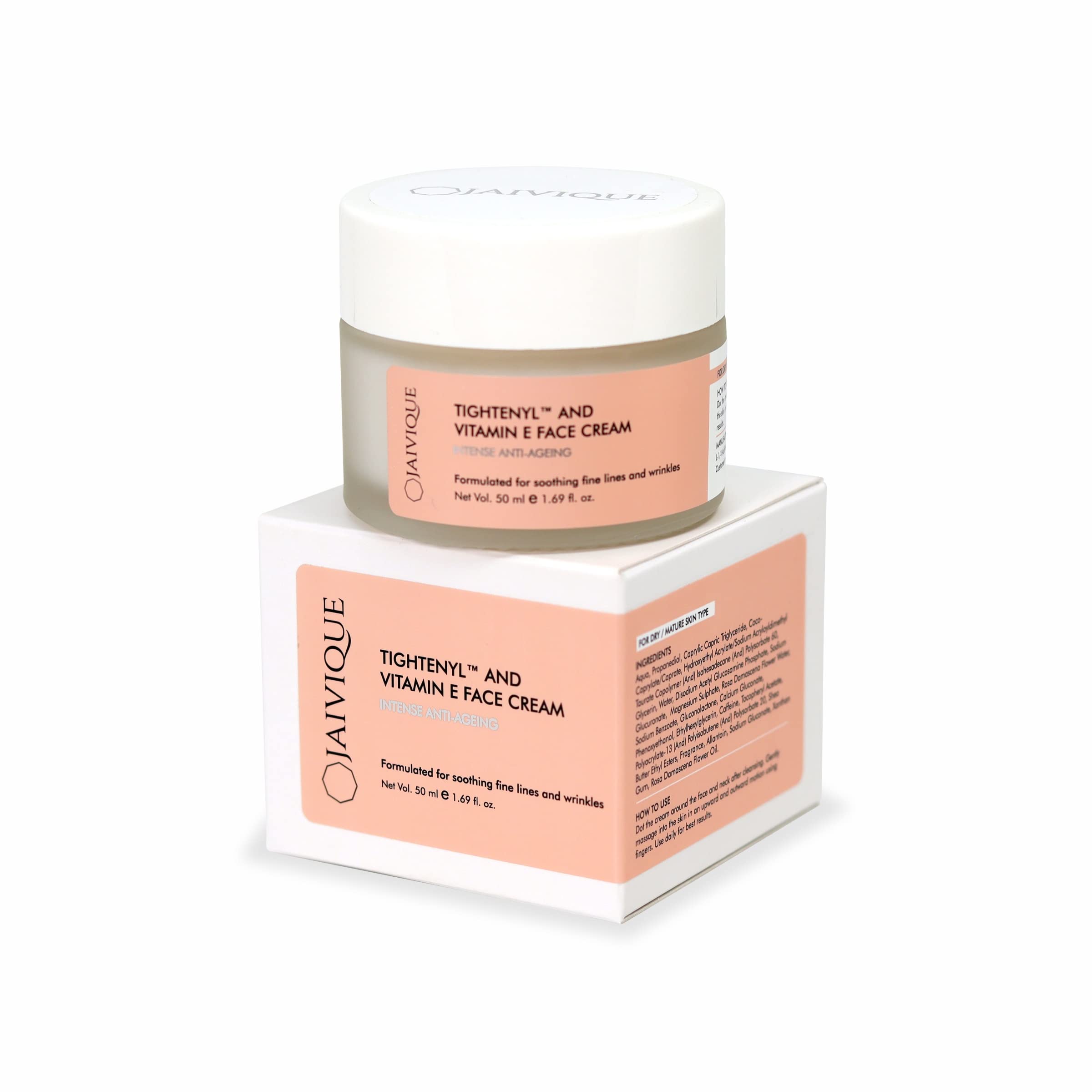 Jaivique TIGHTENYL™ and Vitamin E intense anti-ageing face cream for soothing fine lines & wrinkles