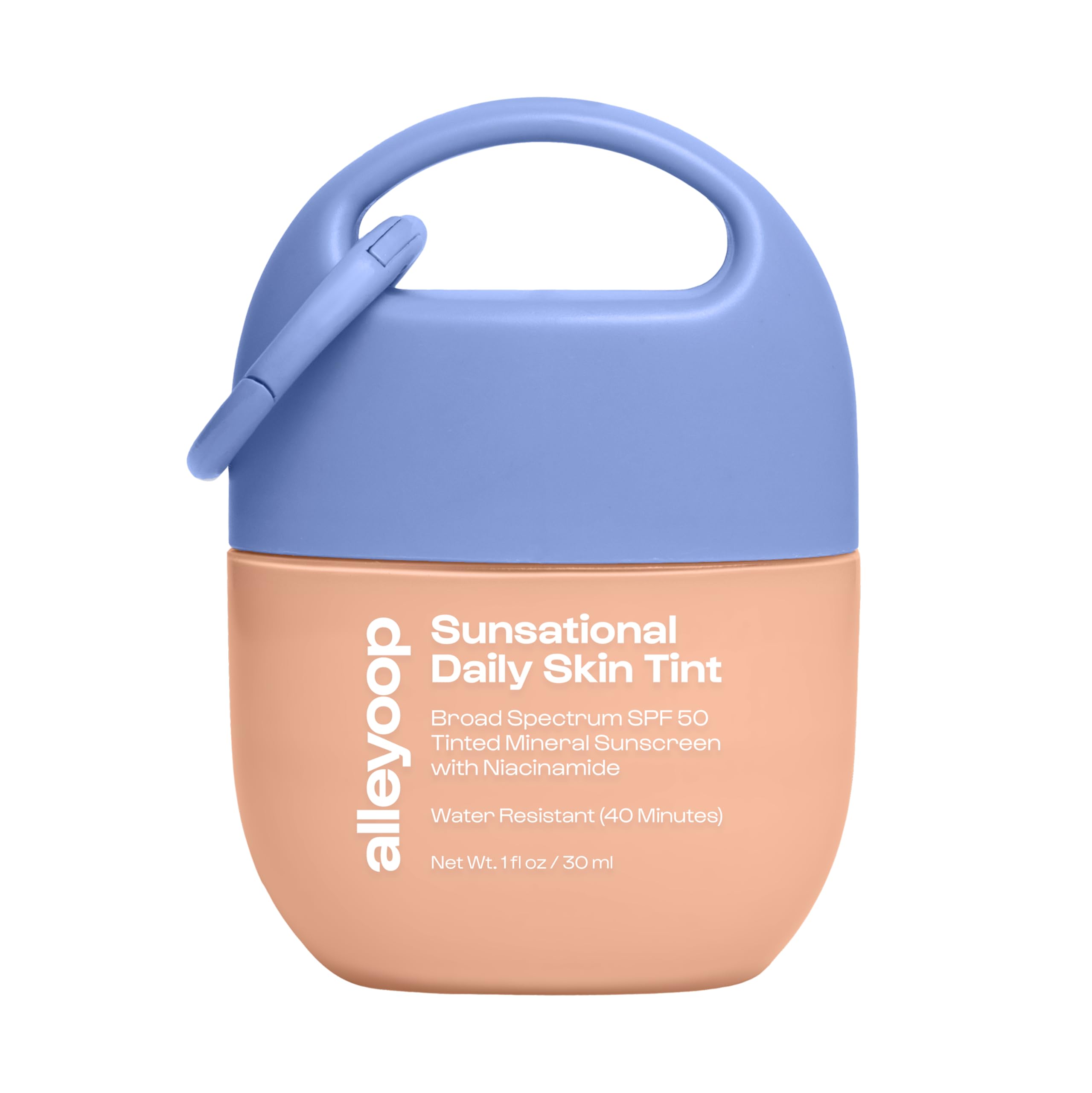Alleyoop Sunsational Tinted Mineral Sunscreen for Face, SPF 50, Solar