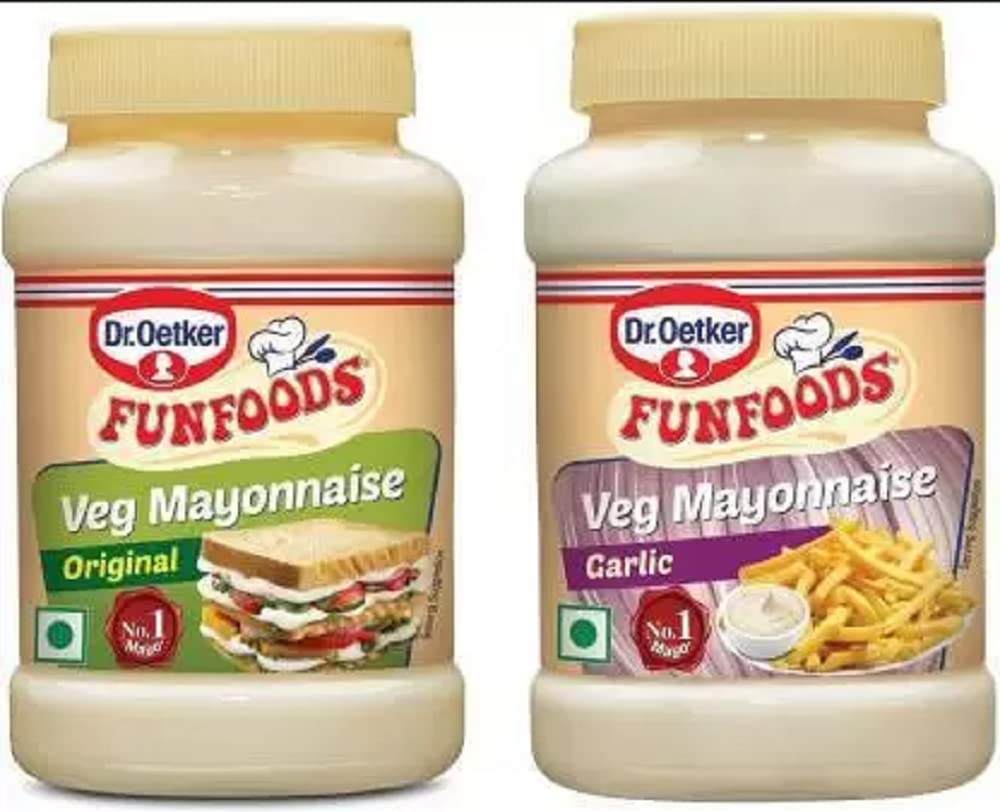 FUN FOODS Veg Mayonnaise Original + Garlic 500 g (Pack of 2) (B09LHQLRTF) Amazon Price History, Amazon Price Tracker