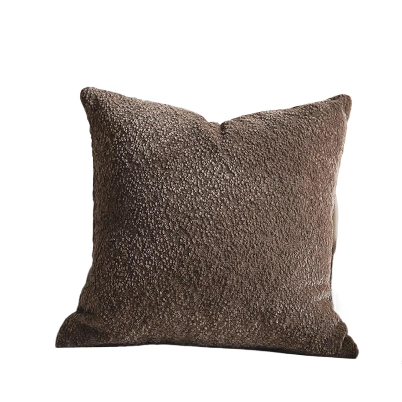 IUVYTA Chenille Pillow Covers Living Room Sofa Cushion Cover Chenille Tiger Geometric Jacquard Pillowcase Pillow Covers Decorative(E-Cushion Cover,50X50CM)
