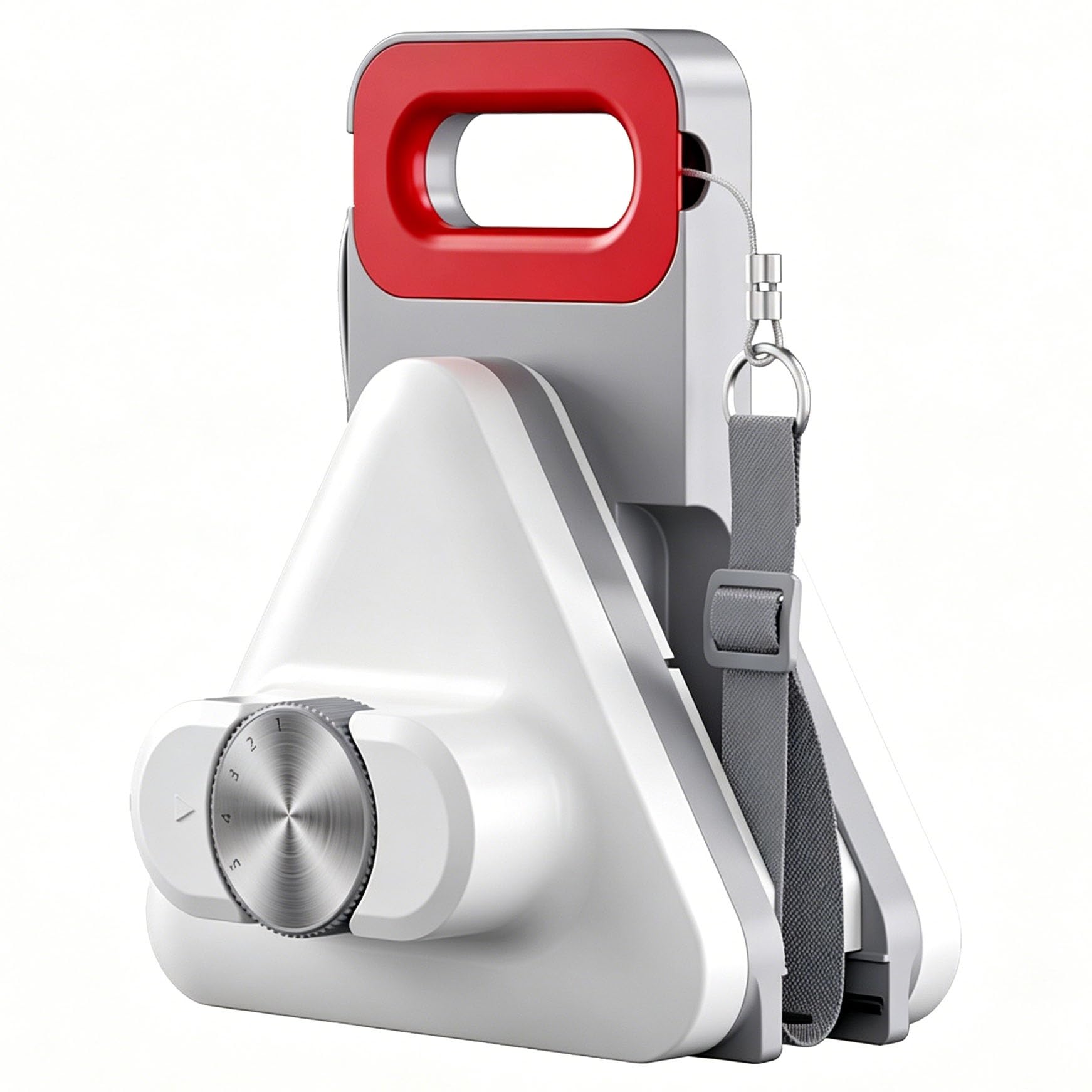 Limpiador de Ventanas Magnético Ajustable de 5 Velocidades, Herramienta de Lavado de Vidrios de Doble Cara en Triángulo con Cuerda de Seguridad para Ventanas de Gran Altura, Limpieza Sin Rayas 5-26mm