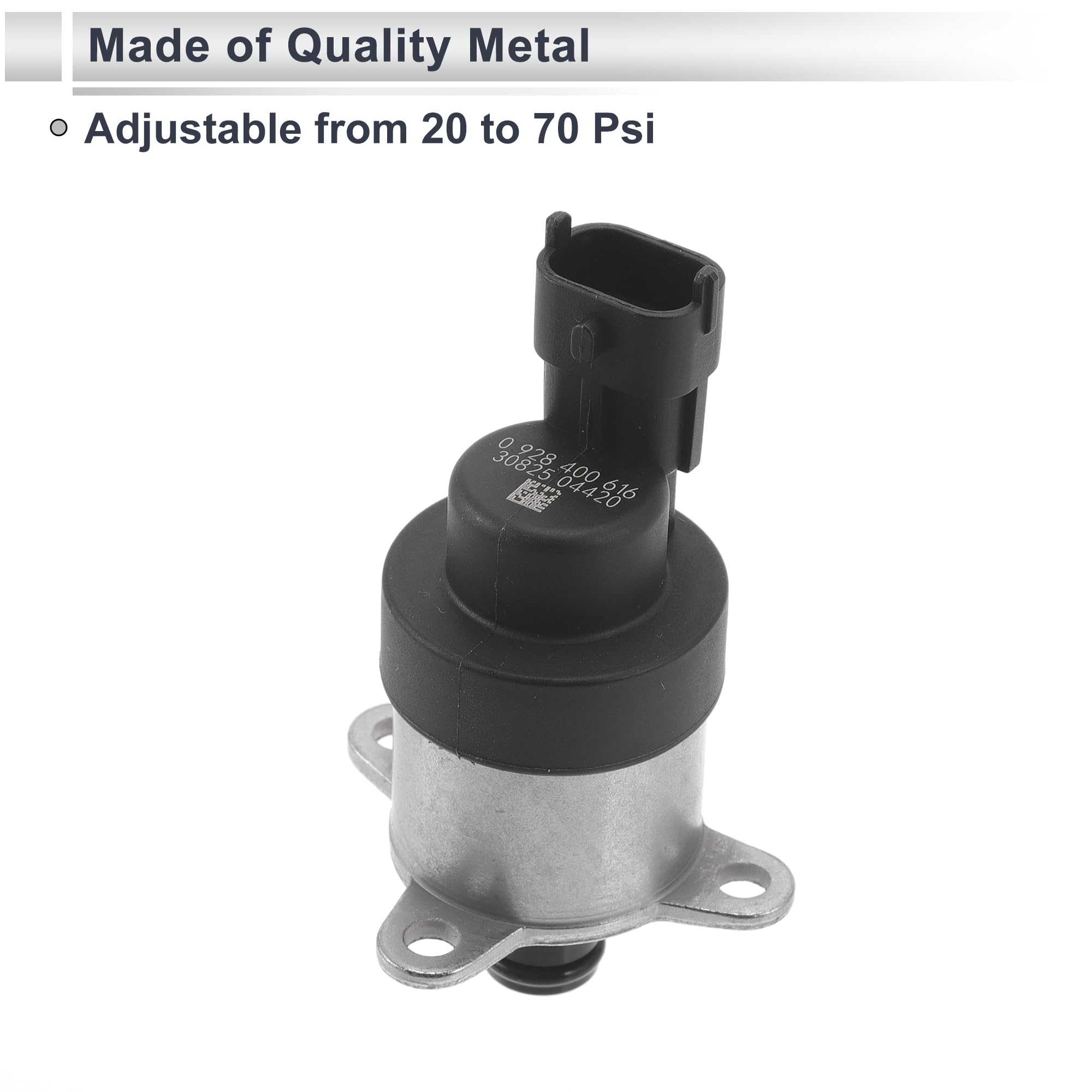 Regulador De Presión De Combustible Bomba De Combustible para Volvo S60 2003-2005 No.30731748/0928400616 Resistente A La Corrosión De Metal 20-70 PSI 1 Pc