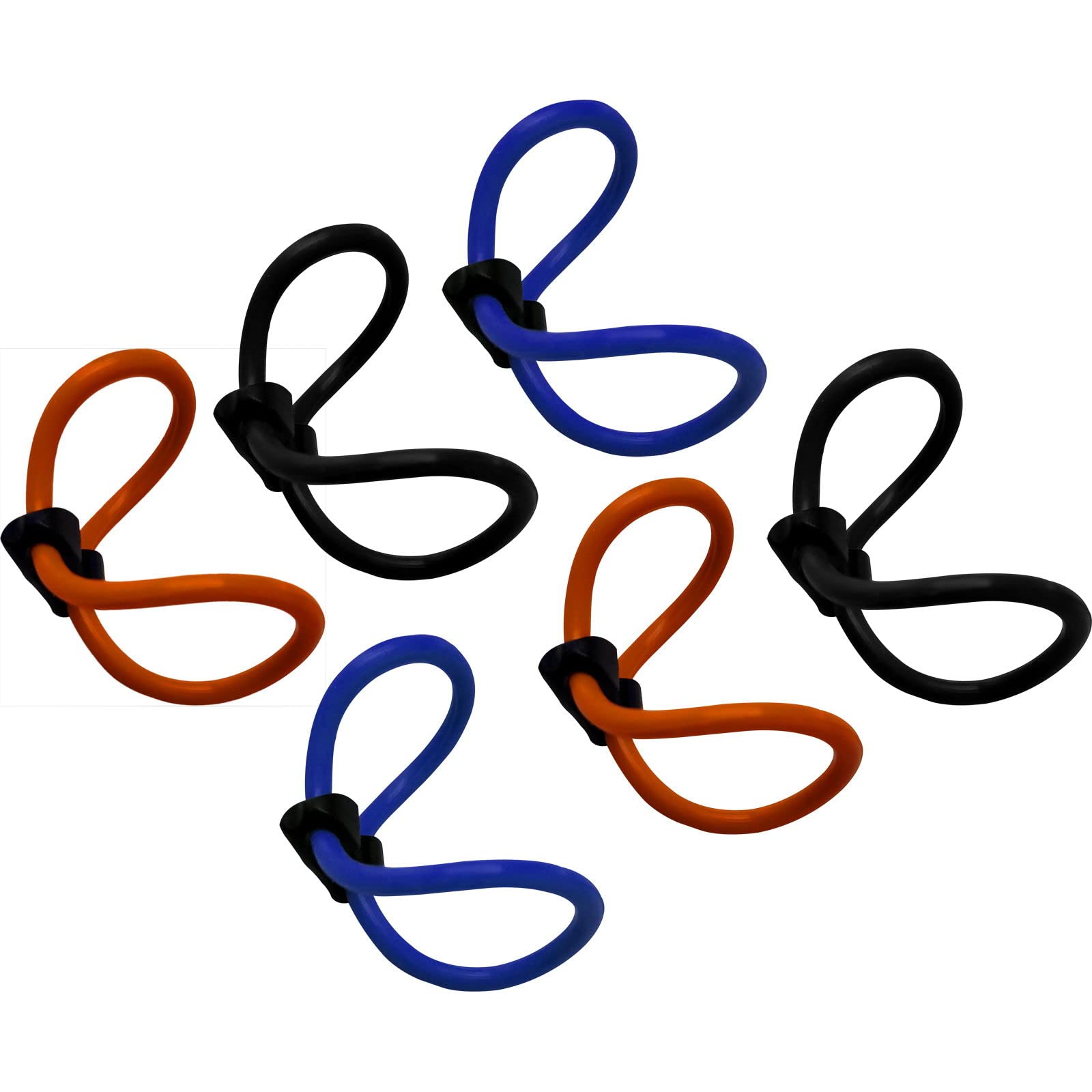 Tatonka Unisex – Set di 6 Cinturini in Silicone per Adulti, Assortiti, 9 cm
