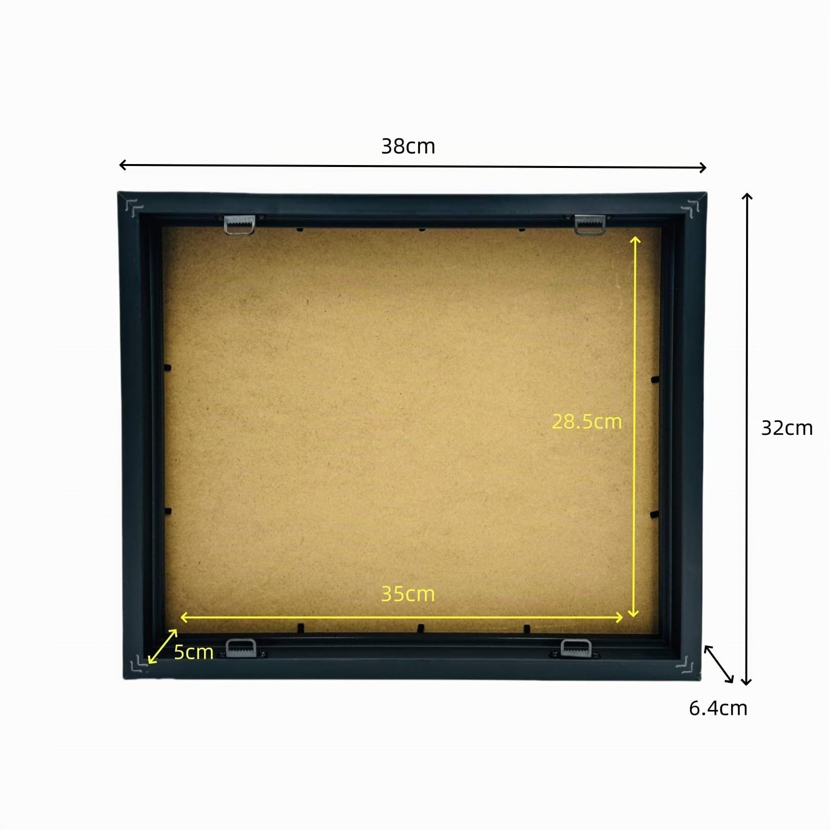 DAMDAM GO Coperchio contatore per elettrico nordico in plastica, copertura contatore coperchio decorativo per quadro elettrico con foto (nero)