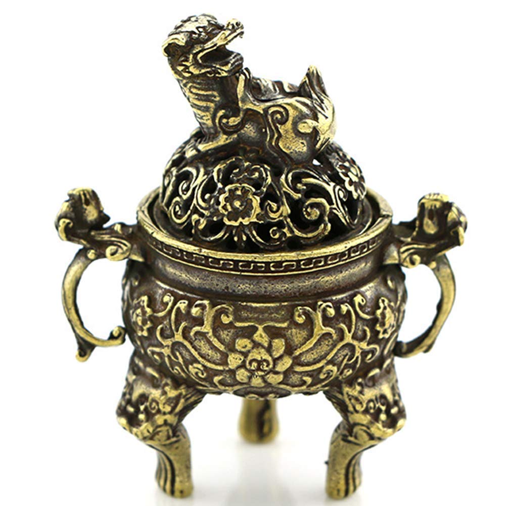 SnamicE ornaments statues and figurines for home, brass ding sculptures with chi lin/kylin cover decoration, best housewarming congratulatory decoration gift,