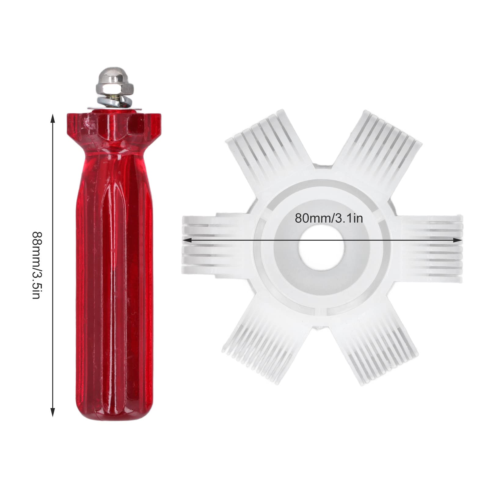 Klimatyzator Fin Cleaner Ac Fin Grzebień Skraplacz Prostownica Pin Ac Coil Cleaner Air Lodówka Fin Cleaner Naprawa Chłodnicy Parownika Narzędzie Czyste