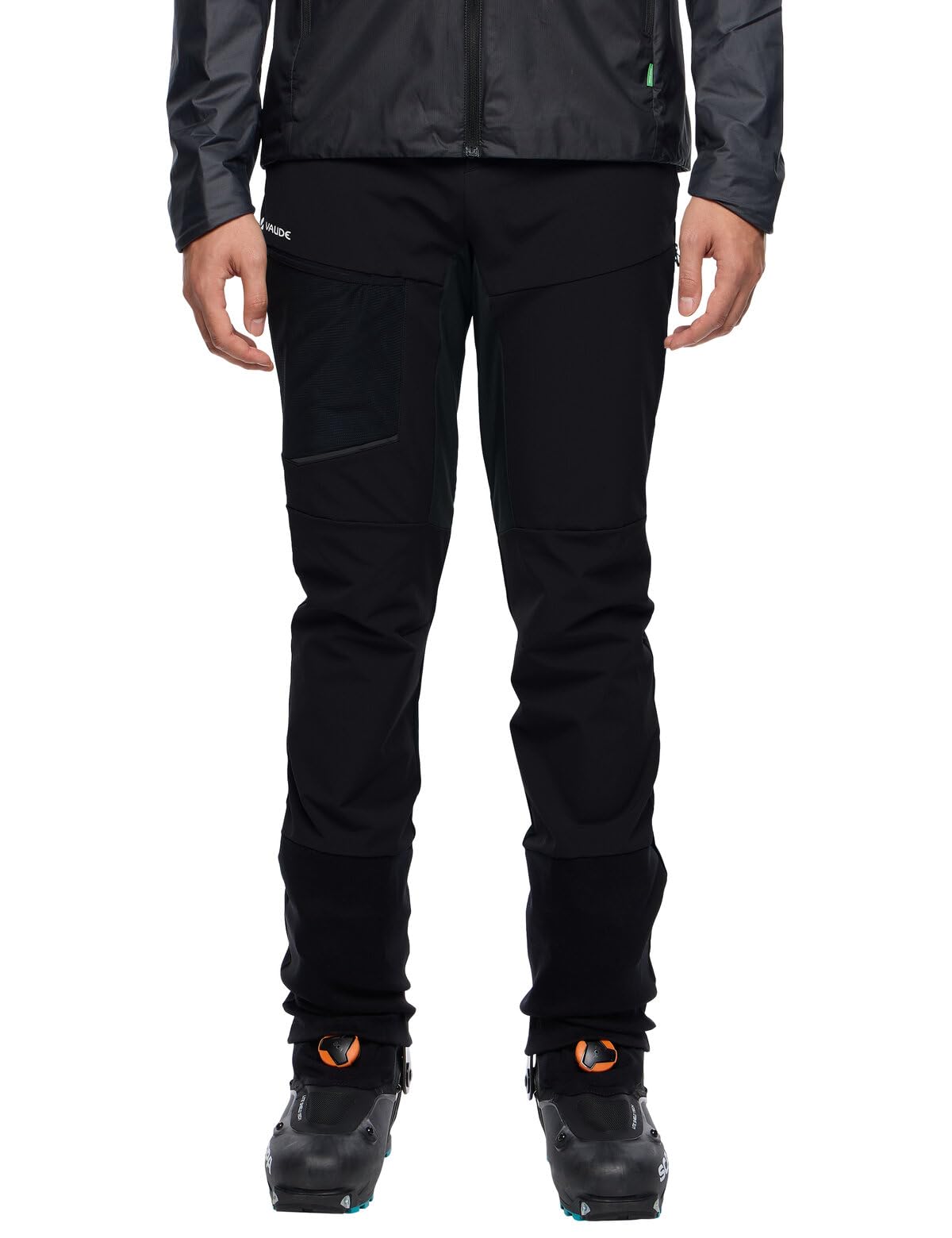 VAUDE Herren sportliche Softshell Skitourenhose Larice Light Pants IV, elastisch, unterschiedlich Winddichte und atmungsaktive Materialzonen, schnelltrocknend, Passform: Slim fit
