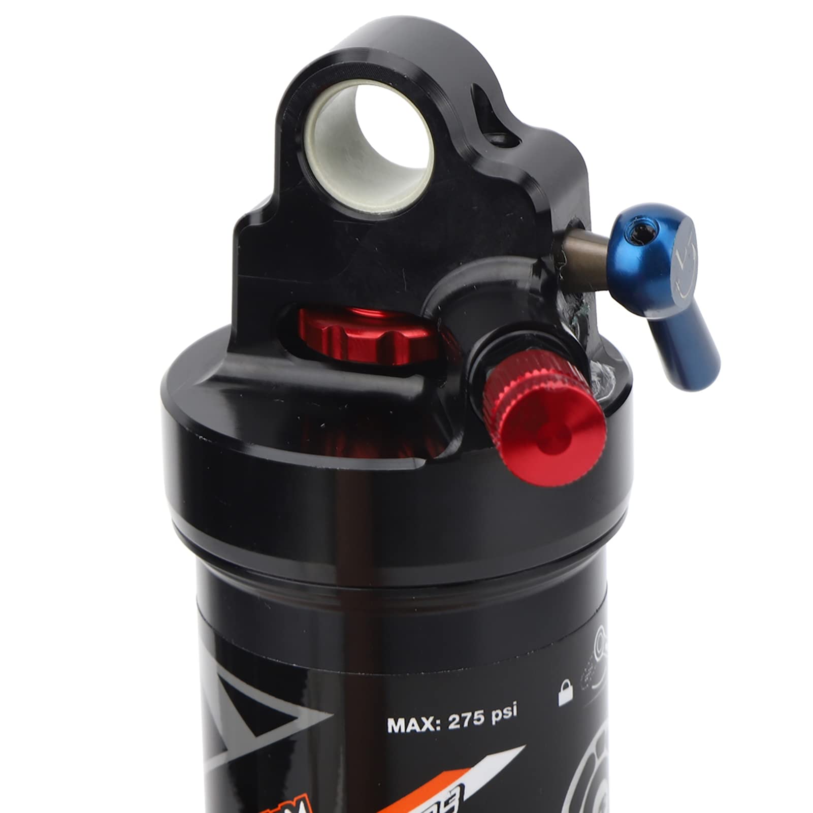 SUNGOOYUE Amortiguador Trasero de Aire para Bicicleta de Montaña, Cuerpo de Rebote de Amortiguador Trasero de Aire MTB de 3 Sistemas/Bloqueo Remoto/Cuerpo de Choque de Presión de