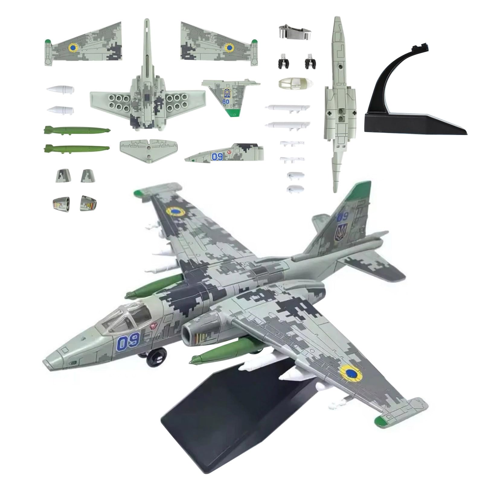 Amazon.co.jp: 1:72 プラスチック製 ソビエト スホーイ SU-25 フロッグ
