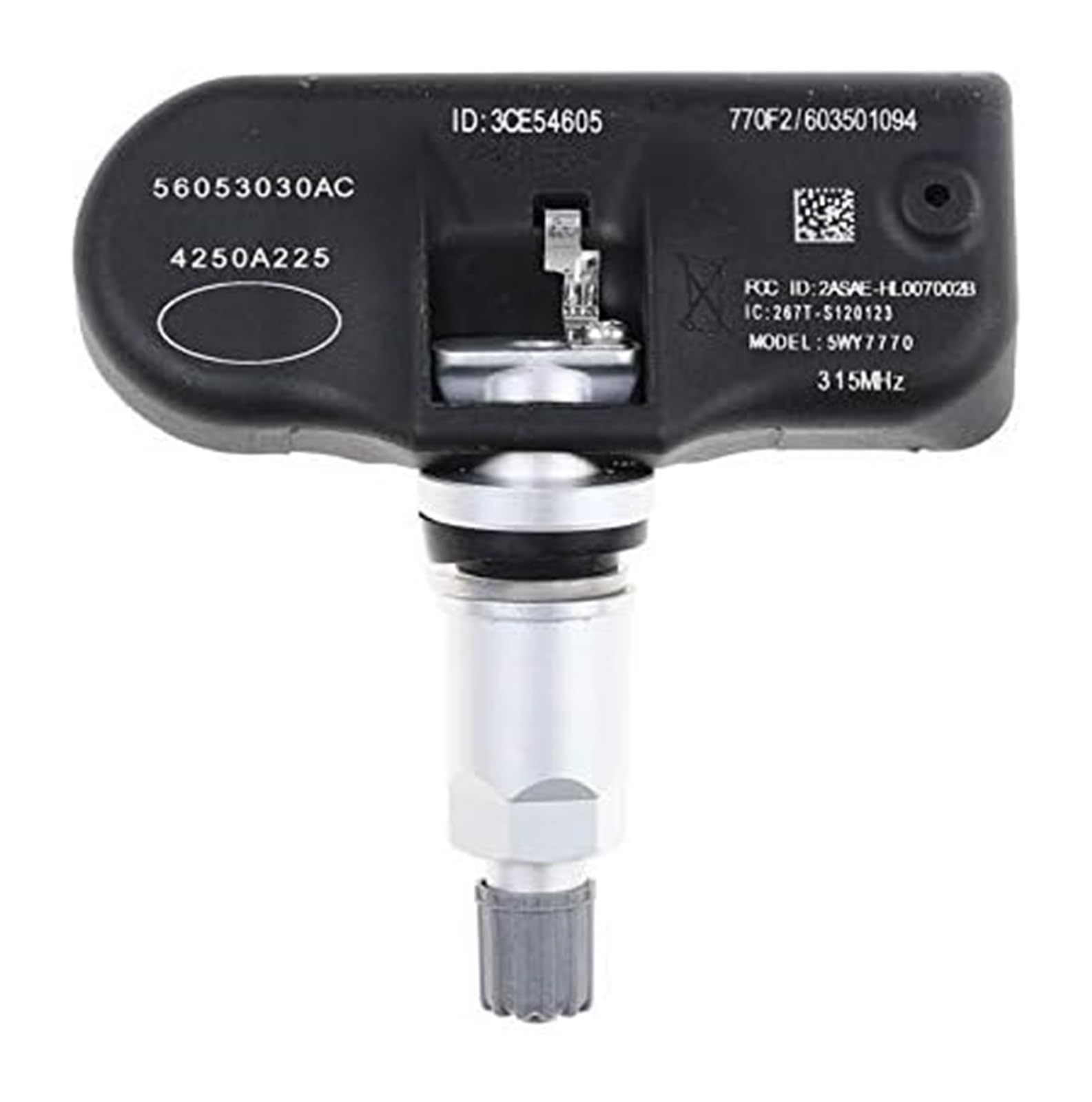 Czujnik ciśnienia w oponach samochodowych do Jeep Czujnik ciśnienia w oponach samochodowych TPMS 4 szt. Czujnik monitorowania ciśnienia w oponach 56053030AC