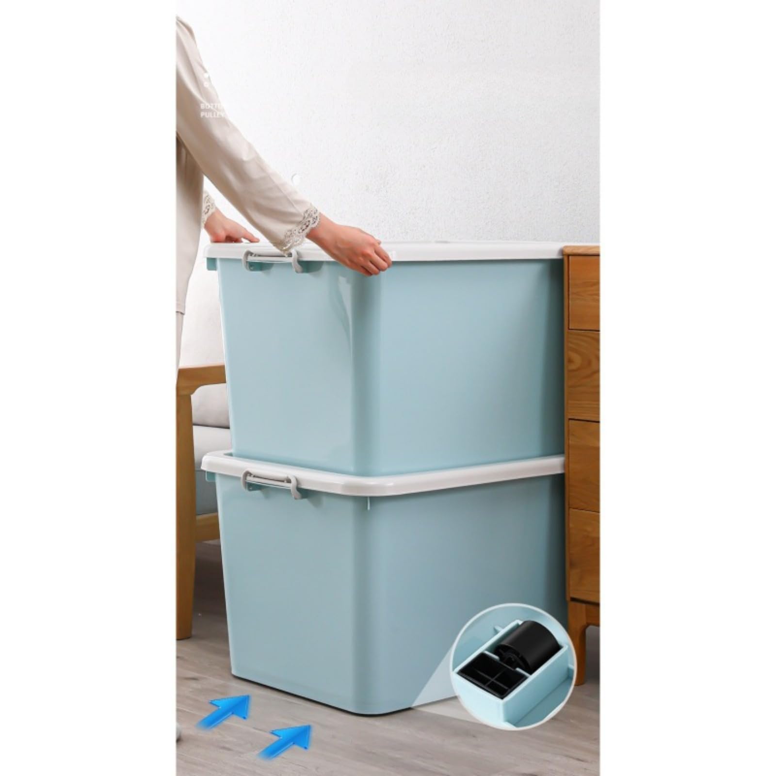 プラスチック特大サイズの収納ボックス厚めの収納ボックス特大サイズの家庭用衣類収納 プラスチック特大サイズの収納ボックス厚めの収納ボックス特大サイズの