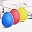Peradix Hand Grip Strength Trainer, Stress Relief Ball, Wrist Rehab Therapy Hand Grip Equipment Ball Squishy Tools - Set of 3 Finger Resistance Exercise Squeezer (Standard Size - Red Yellow Blue)