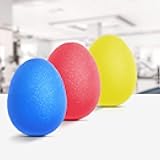 Peradix Hand Grip Strength Trainer, Stress Relief Ball for Adults and Kids, Wrist Rehab Therapy Hand Grip Equipment Ball Squishy Tools - Set of 3 Finger Resistance Exercise Squeezer