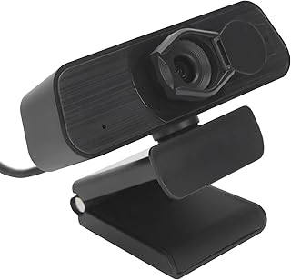 Tangxi USB Webcam, Computer Camera 2K High-Definition Rotatable Video Conference Webcam with Stand for Online Class for Linux/Vista/