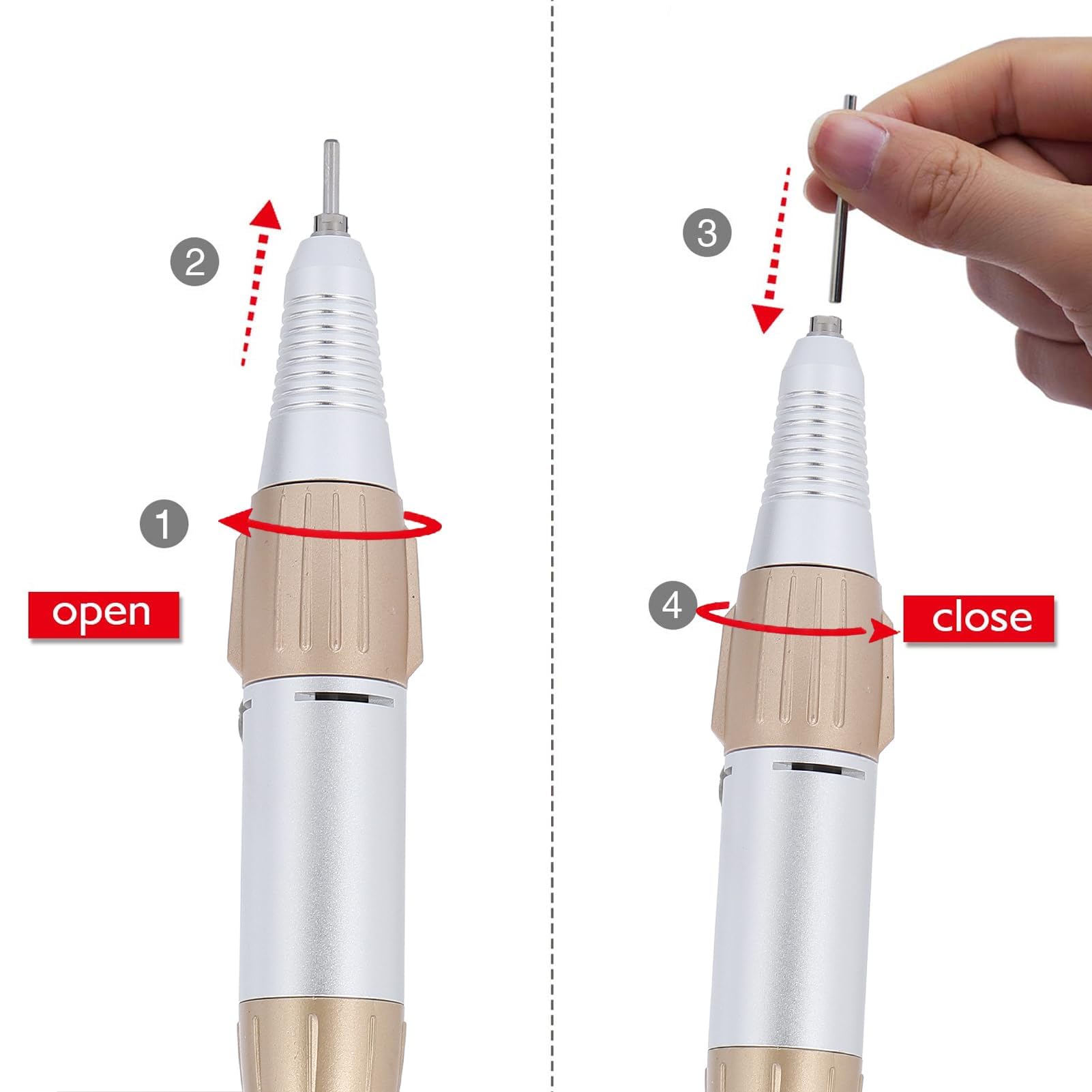 Lima per Unghie Taglierina Elettrica per Unghie, Taglierina per Manipolo Trapano per Unghie Trapano per Unghie Trapano per Unghie Manicure Trapano per Unghie Sostitutivo per