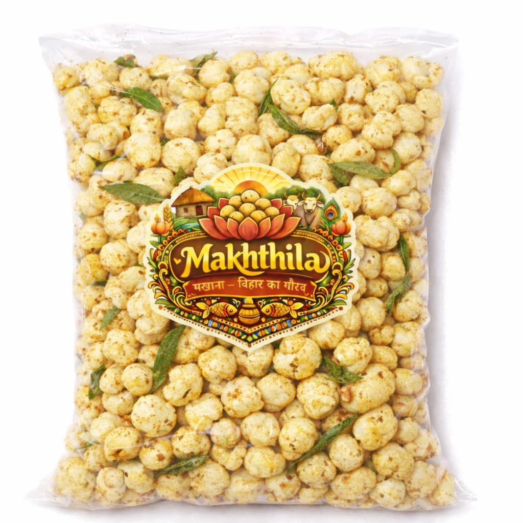 Makhthila Premium Jumbo Phool Makhana – Desi Ghee Roasted with Kadi Patta | Super Crunchy Fox Nuts | Healthy Lotus Seeds Snack | Upwas & Diet Friendly | Indian Puffed Snacks (Jumbo_Pack_250G)-image-37