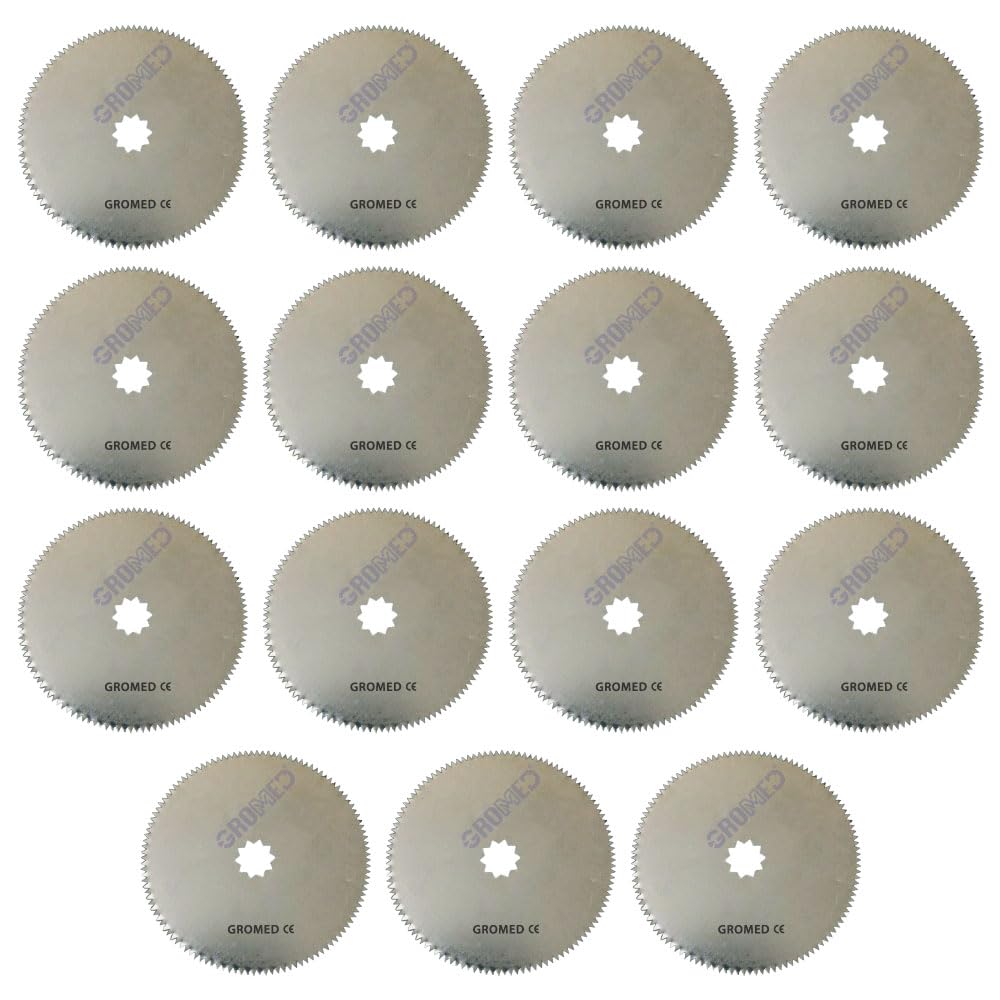 Gromed Ortho Electric Plaster Saw Cutter Machine Spare Star Shape Blades - Small Size Blade, Size: 45mm Dia (Pack of 15) (B0CKSPV66J) Amazon Price History, Amazon Price Tracker