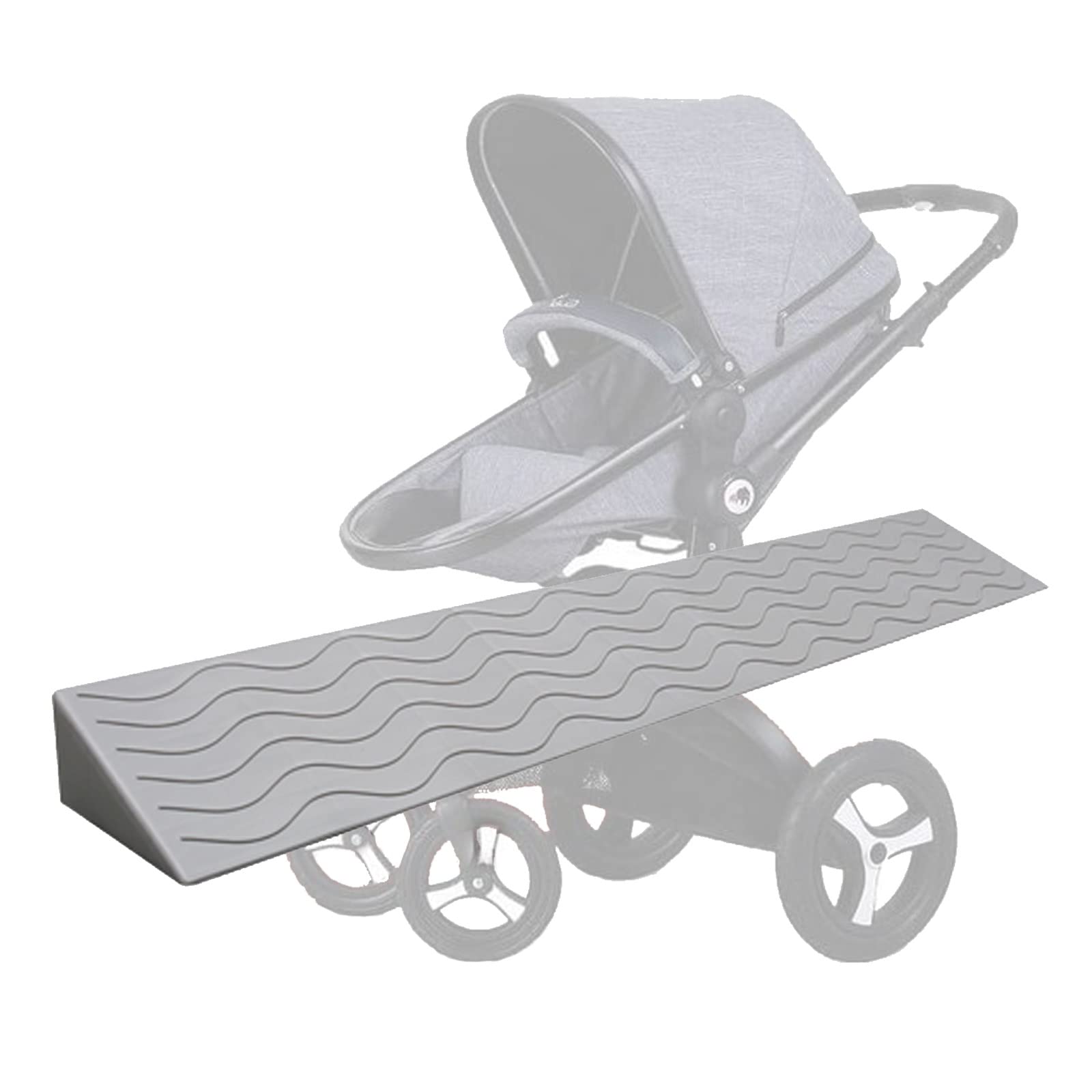 tragbare, leichte Bordsteinrampen, Kunststoff-Schwellenrampe, Mehrfarbig, mehrere Größen, for Rollstuhl, Roller, Roboter, Rampe for den Innenbereich(D,100x10x3cm)