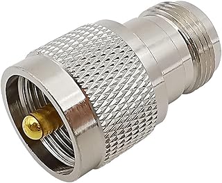 UHF PL-259 SO239 Male to N Female Connector R/F Coax Coaxial Adapter UHF Plug to N Type Jack Coax Connectors (Color : 2Pcs)