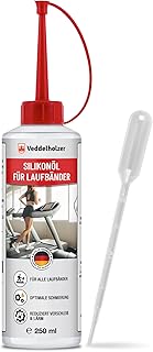 🚨 EXTREME: Veddelholzer 250 ml 100% Pure Silicone Oil for Treadmill with Dosing Cap and Pipette – Universal Oil for Cross Trainers, S…