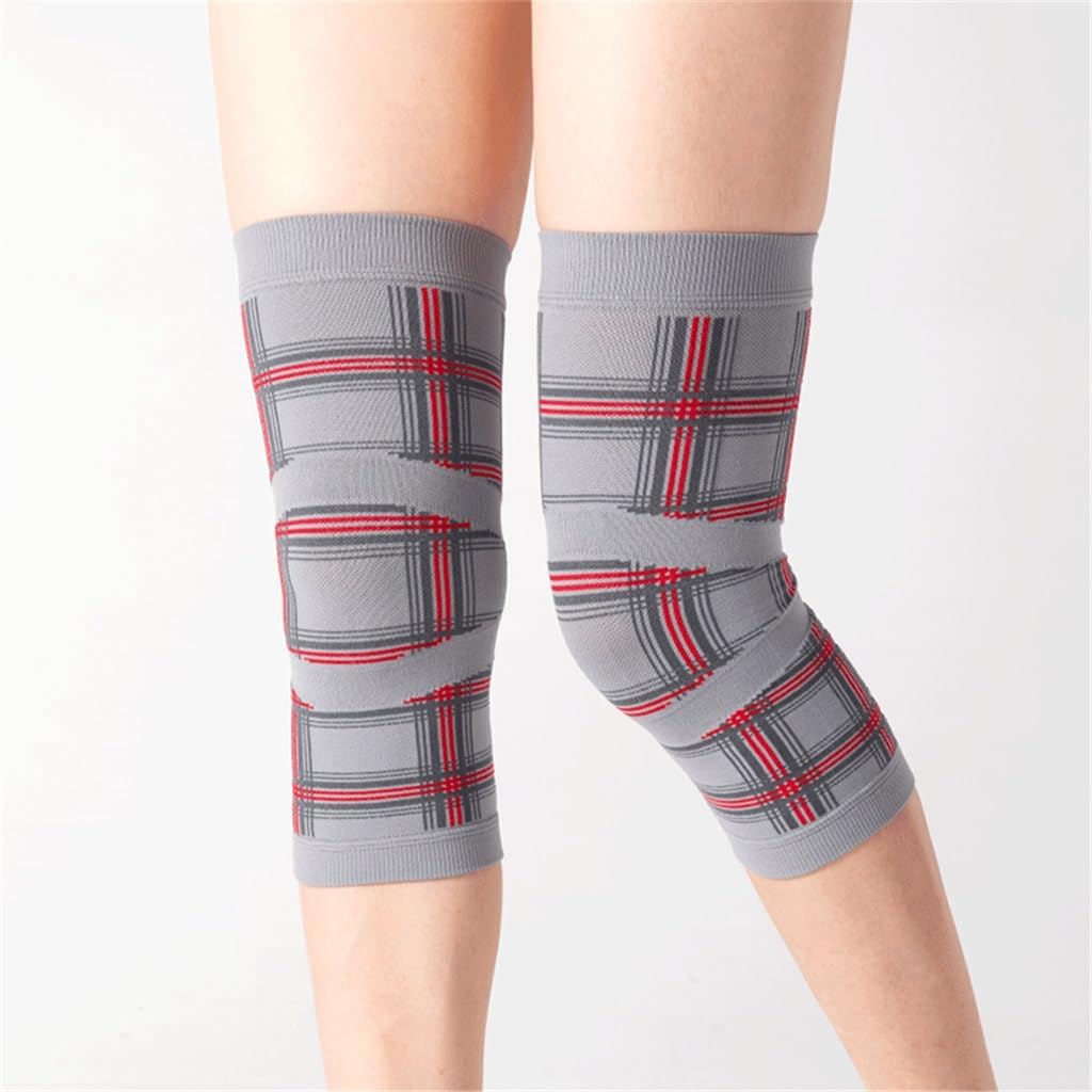 Physiotherapy Ginger Kneepads Indoor and Outdoor Warm Thin Men and Women Knee Pads(M Code)