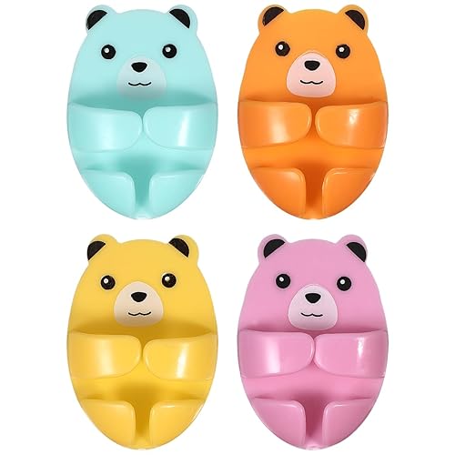 4 clips para cable de cargador de teléfono, lindo soporte de cable de carga autoadhesivo, clips organizadores de cables para mesa de cocina, hogar,