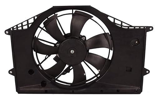 Bapmic Conjunto de ventilador de refrigeración compatible con Honda Civic 2016 2017 2018 2019 190155AAA01