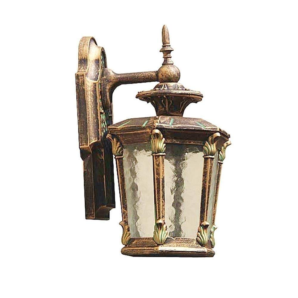 Lampe Murale Rétro de Haute Qualité en Aluminium et Verre Robuste pour Extérieur