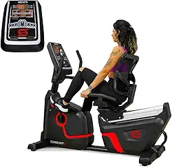 Bicicleta Ergométrica Horizontal H-3000 Profissional Treino Residencial e Academia Consport