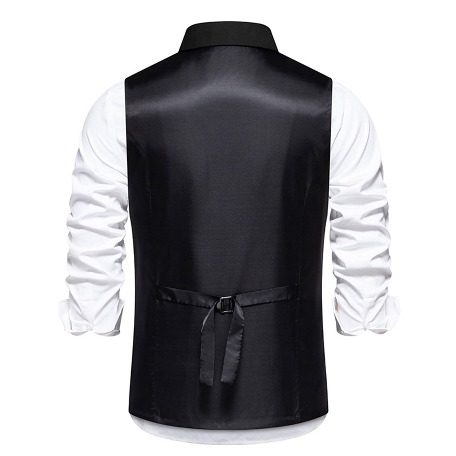 Gilet da uomo rosso scuro, gilet tradizionale da uomo, beige
