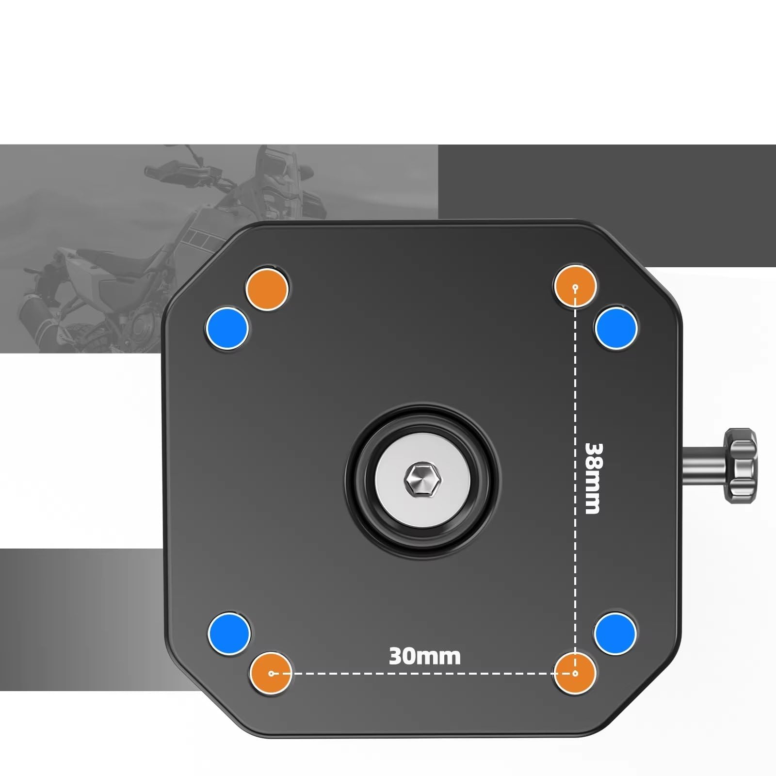 Soporte Navegación Navegación Motocicleta para Soporte para Aprilia para Tuareg 660 GPS Barra Soporte Abrazadera AMPS para Soporte