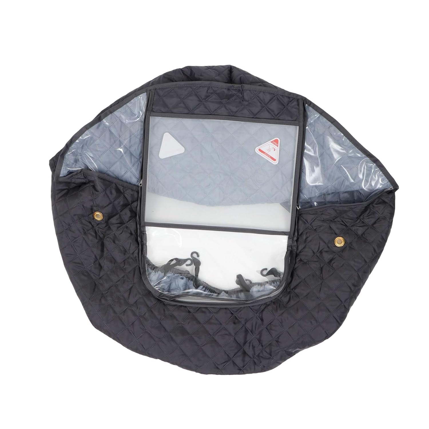 Baby Stroller Rain Cover Windproof and Waterproof Shield Universal Fit for Most Grey