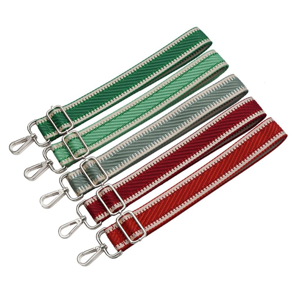 Whakano Verstelbare tasriem, 3,8 cm brede schouderriem, handtasriem voor dames en heren, voor doe-het-zelf accessoires, schoudertassen, schouderriem, riem, zeeblauw, zilveren gesp