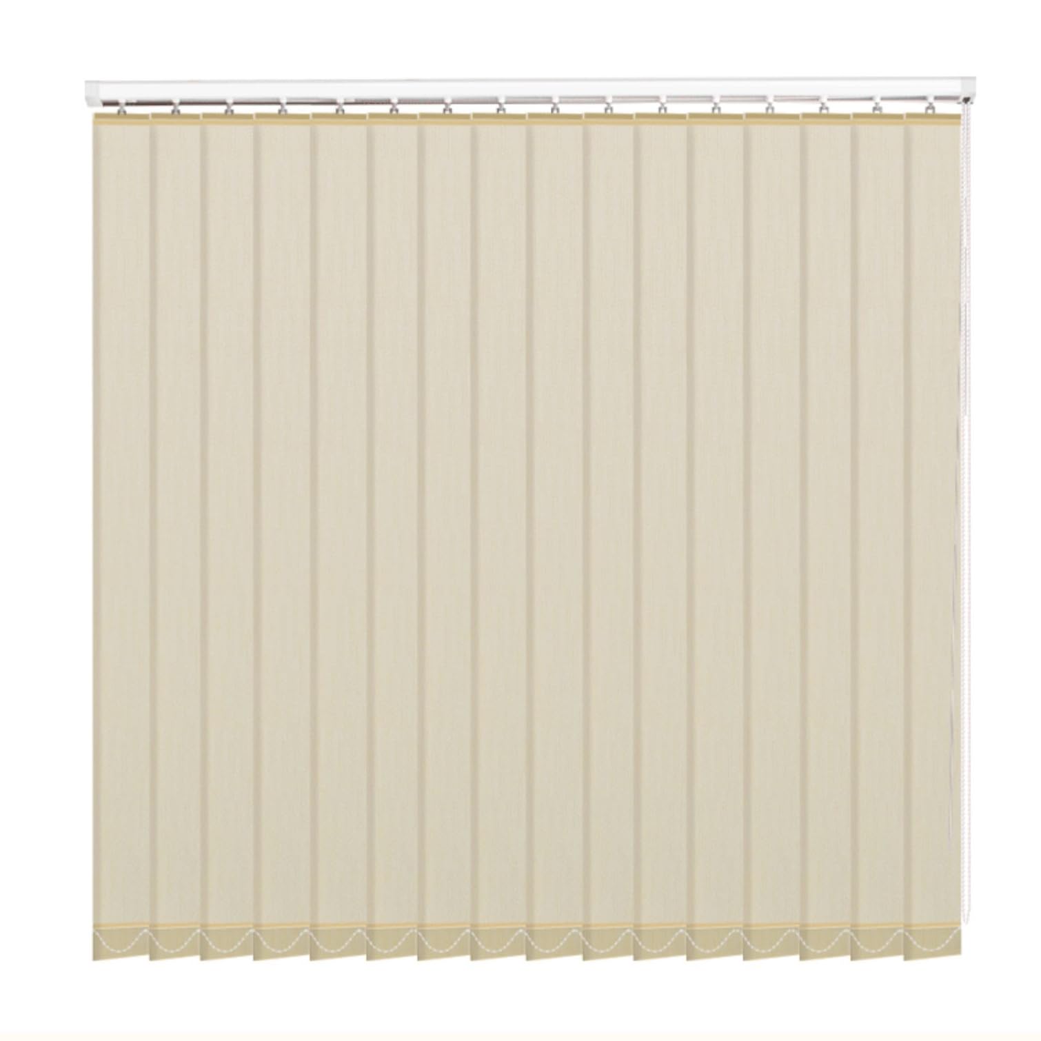 Blackout Fabric Vertical Blind - Thermal Insulated UV Protection Privacy Window Shades for Bedroom - Custom Size - 3.5inch Slat - Vertical Blinds & Door Blinds