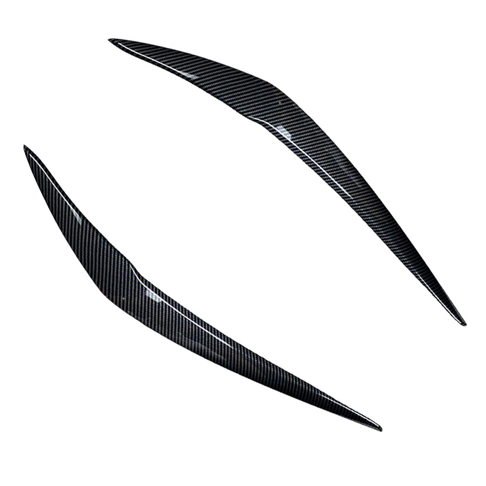 Car Modeling Headlight Eyebrows Eyelid Sticker for 1er F20 F21 16i 118i 120i 125i M135i M140i 2015 2016-2019(Carbon Look)