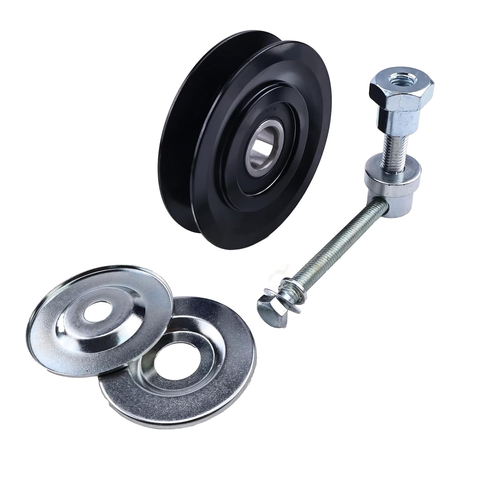 Polea de compresor de aire acondicionado 4346770 AT213915 compatible con John Deere 75D 75G 85D 85G 120C 120D 130P 130G 135P 135C 135D 135G 160P 160C 160D 160G 180C 180G 190DW 190GW