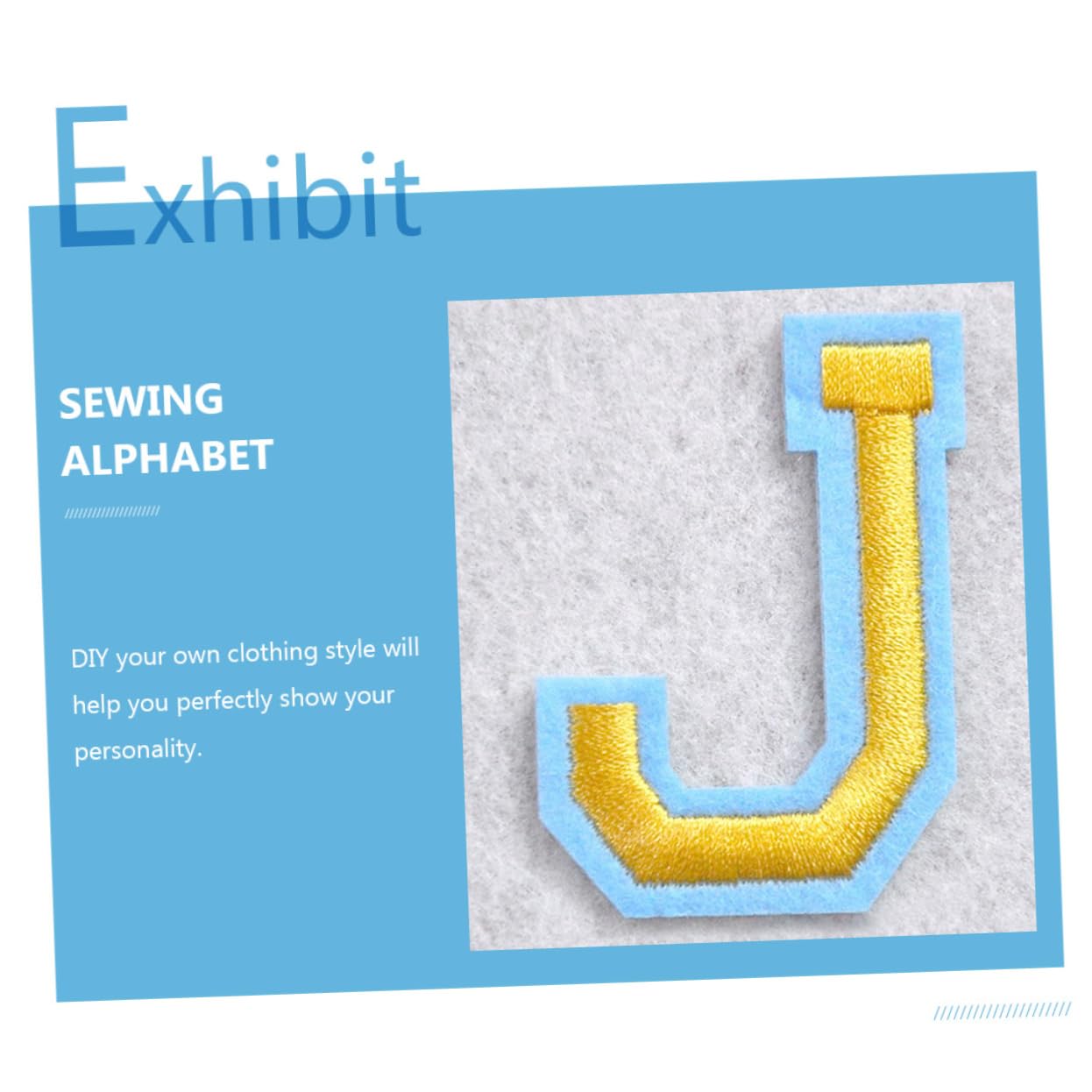 jojofuny 5 Set Toppe Ricamate Alfabeto Patches Termoadesivi Per Riparazioni E Decorazioni Abbigliamento Borse E Facili Da Applicare E Personalizzare 52 Pezzi*5