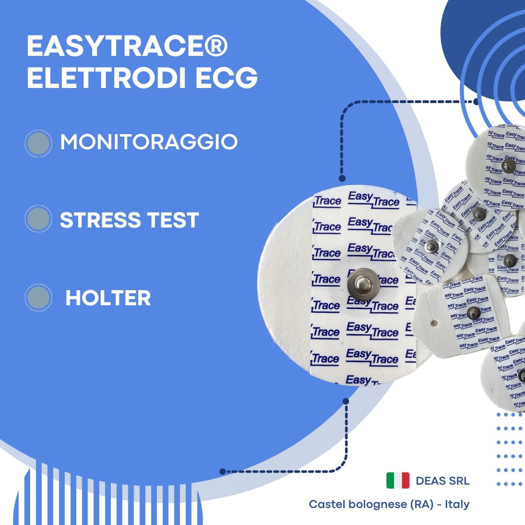 ELETTRODI PER ECG FOAM MONOUSO IN FOAM GEL SOLIDO - CONFEZIONE 500 PEZZI - Diematro Ø 43 mm