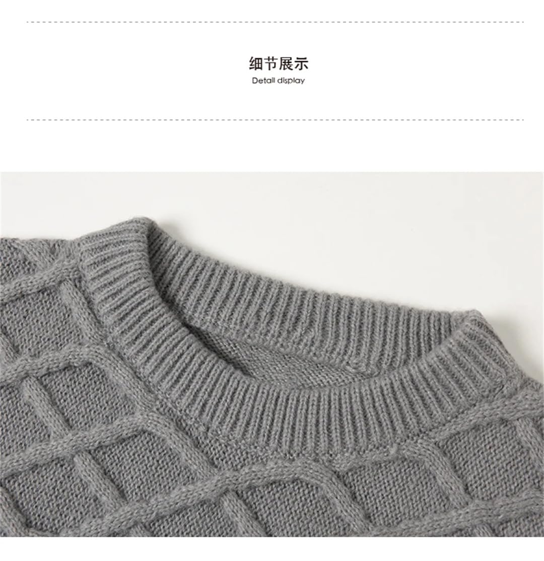 Męskie Twist Swetry Slouchy Vintage Nastolatki Koreańska Przystojna Młodzieńcza Witalność Dzianina
