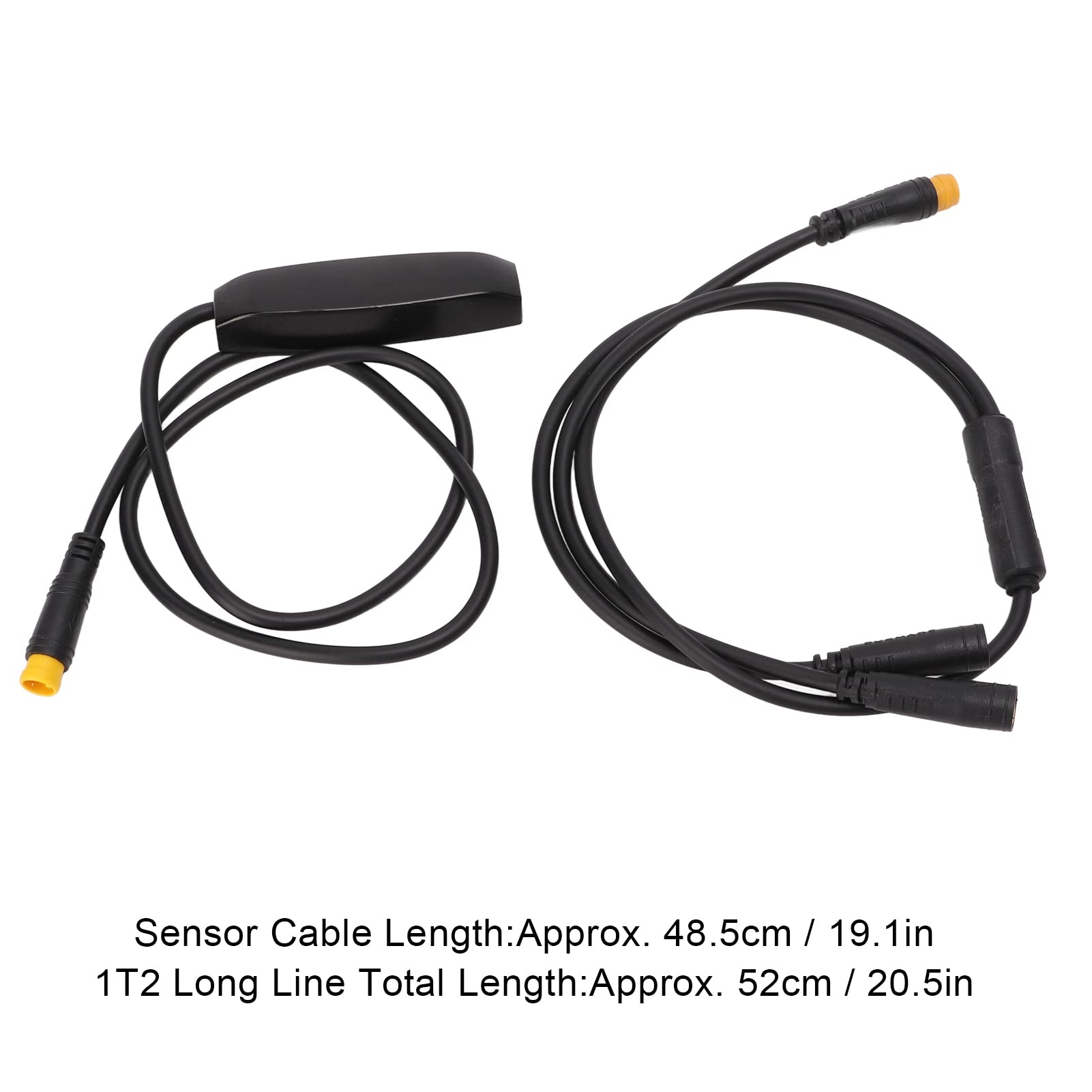 E czujnik zmiany biegów roweru chroń silnik 3-pinowy interfejs E zestaw do konwersji roweru części do aktualizacji modyfikacji roweru EBicycle (Sensor (metal) + 1T2 cable (long style))