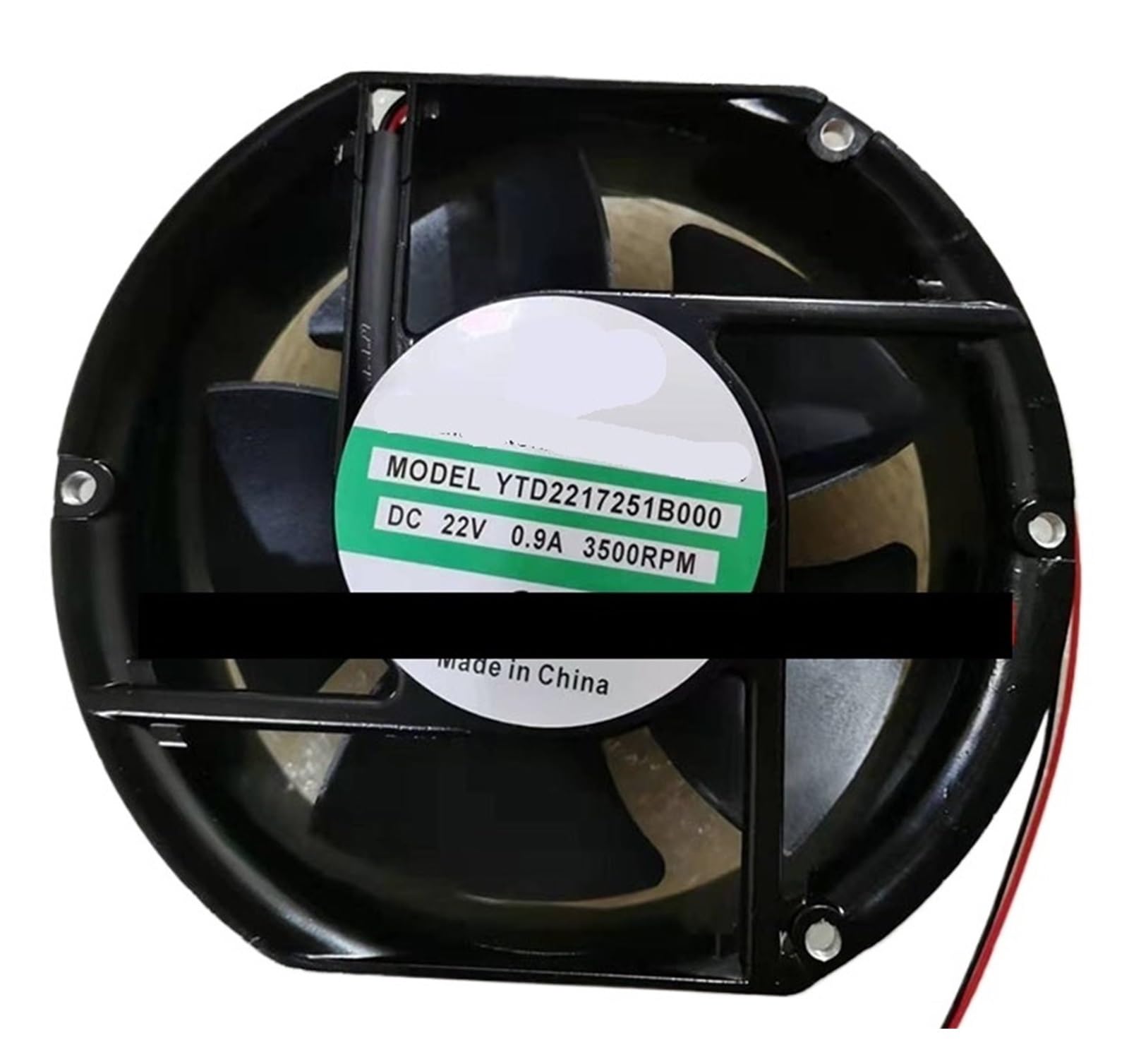ZBWZXBDJ Fan YTD2217251B000 DC22V 0.9A 17CM 17251 2 wire cooling fan